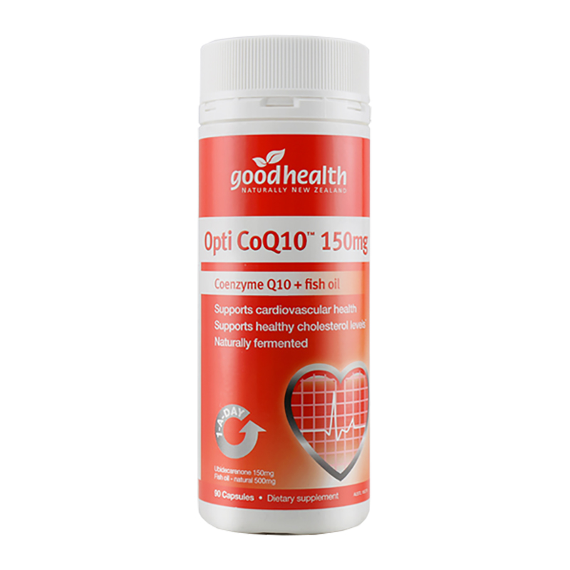Goodhealth好健康辅酶Q10软胶囊90粒 150mg 含鱼油保护心脏健康